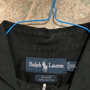 Ralph Lauren Black button down - xxl